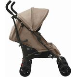  Dječja kolica za blizance sivo-smeđa čelična | shoptok.hr