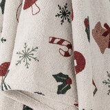 Bloomingville Bijela deka s božićnim motivom 130x160 cm Yule – | shoptok.hr