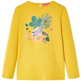  Dječja majica dugih rukava oker 116 | shoptok.hr
