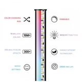 Ksix kutna podna svjetiljka SmartLED, 140cm, 12W, 450 lumena, daljinski, WI-FI | shoptok.hr