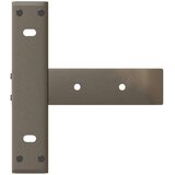  konzolna miza noge T-oblika 2 kosa 38x25x(72-73) cm jeklo, (21828687) | Shoptok.si