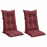  Jastuci za stolice 2 kom prošarano boja vina 120x50x7cm tkanine | shoptok.hr