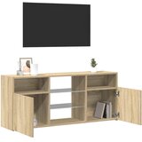 TV ormarić s LED svjetlima boja hrasta sonome 120 x 30 x 50 cm | shoptok.hr