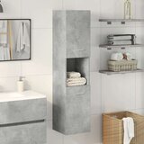 vidaXL Kopalniška viseča omarica betonsko siva 30x30x130 cm inž. les | Shoptok.si