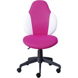 MID.YOU MLADINSKI VRTLJIVI STOL umetna masa, tekstil bela, pink | Shoptok.si