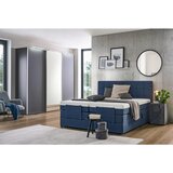 Moderano POSTELJA BOXSPRING 180 cm x 200 cm , tekstil modra | Shoptok.si