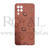  futrola soft print cute smile No1 za samsung A225 galaxy A22 narandzasta Cene