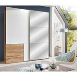 MID.YOU OMARA Z DRSNIMI VRATI, bela, hrastova deska | Shoptok.si
