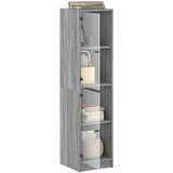  Visoka komoda sa staklenim vratima boja hrasta 35 x 37 x 142 cm | shoptok.hr