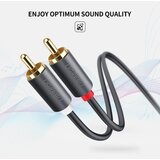 Ugreen 2RCA (činč) na 2RCA (činč) kabel 5m (črn), (20627731) | Shoptok.si
