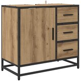  Kupaonski ormar s ladicama Umjetnički hrast 65 x 33 x 60 cm | shoptok.hr