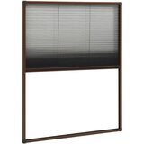  Zaslon protiv insekata za prozore aluminijski smeđi 80 x 100 cm | Eponuda.com