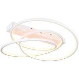  Bela LED zatemnitvena stropna svetilka 49x64 cm Darvin | Shoptok.si