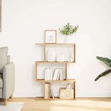 vidaXL Pregrada / regal za knjige 3 razina hrast 70x24x97 cm drveni | shoptok.hr