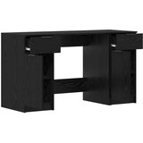  Stol s ladicama Crni hrast 133 x 50 x 75 cm Konstruirano drvo | Eponuda.ba
