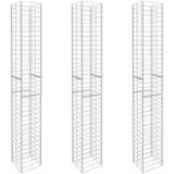  Gabionske košare 3 kom od pocinčanog čelika 25 x 25 x 197 cm | Eponuda.com