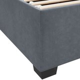  Krevetna konstrukcija Ostalo Tamno siva 200 x 200 cm Baršun | shoptok.hr
