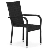 stolica od ratana crna 6/1