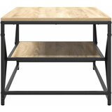  Kava Stol Sonoma hrast 90 x 50 x 40 cm Inženjerska drva i čelik | shoptok.hr