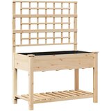  Vrtna saksija Bež 115 x 60,5 x 153 cm Čvrsto drvo jele | shoptok.hr