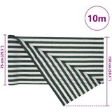vidaXL Zaščitna mreža zelena in bela 1,5x10 m HDPE 195 g/m² | Shoptok.si