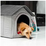 Rexproduct Svijetlo siva kućica za pse 60x60 cm Home XXL - | shoptok.hr