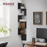 Vasagle stenska kotna polica, črna, LBC20BK | Shoptok.si