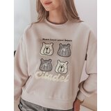 DStreet Bluza damska oversize z misiami MISOBEARS beżowa | Shoptok.si