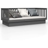 Dnevni ležaj sivi 90 x 200 cm od masivne borovine | shoptok.hr
