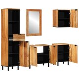  Set ormarića za kupaonicu 5 kom. Prirodna 38 x 33 x 160 cm | shoptok.hr
