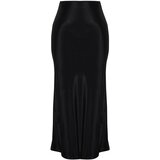 Trendyol Black Satin Woven Skirt | ePonuda.com