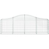  Obokana gabonska košara 200x30x60/80 cm pocinkano železo | Shoptok.si