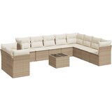  11-dijelni set vrtnih sofa od poliratana s jastucima bež | shoptok.hr