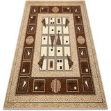 RugsX Preproge Preproga BCF Morad DZETA geometrijski, Classic - 60x110 cm Bež | Shoptok.si