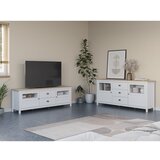 Marckeric Bela TV omarica iz masivnega bora 180x59 cm Misti – | Shoptok.si