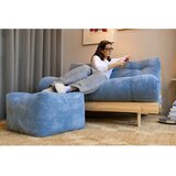 Karup Temno rjav tabure iz rebrastega žameta Buddy – | Shoptok.si