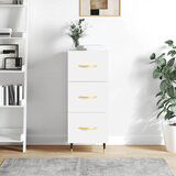 Maison Chic Komoda - Predalnik bela 34,5x34x90 cm inženirski les, (21716480) | Shoptok.si