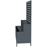  Westman Dekora 5 | Stepenasta čelična žardinjera s re&amp;scaron;etkom | antracit | 40x90x120 Slike