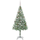 vidaXL Umjetno božićno drvce s stalakom Zelena 180 cm PVC i čelik | shoptok.hr