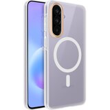 AVIZAR MagSafe ovitek Galaxy A57 efekt zmrznjene steklenice z dvignjenim okvirjem kamere, Bela, (5000274769) | Shoptok.si