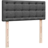  Krevet box spring s madracem tamnosivi 120 x 190 cm tkanina | shoptok.hr