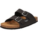 PepeJeans Nizki natikači črna / bela Cene