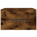  Zidni noćni ormarići 2 kom dimljenog hrasta 35x35x20 cm | shoptok.hr
