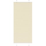  Plisirana zavjesa krem boje 100x200 cm Širina tkanine 99,4 cm Poliester | shoptok.hr