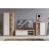 Modern Living Tv-element Brilon, Bela, Barva Hrasta | Shoptok.si