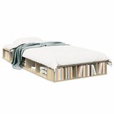 Maison Chic Posteljni okvir - Enojna postelja - Postelja za odrasle sonoma hrast 100x200 cm inženirski les-J9141, (21772007) | Shoptok.si