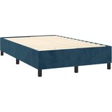 Box spring krevet s madracem tamnoplavi 120 x 200 cm baršunasti | shoptok.hr