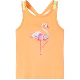 vidaXL Otroška majica z naramnicami živo oranžna 92 | Shoptok.si