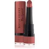Bourjois Rouge Velvet The Lipstick matirajoča šminka odtenek 48 Mocha’Mour 2.4 g Cene
