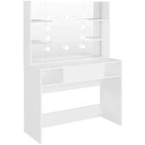 vidaXL Toaletna mizica z LED lučkami 100x40x135 cm MDF | Shoptok.si